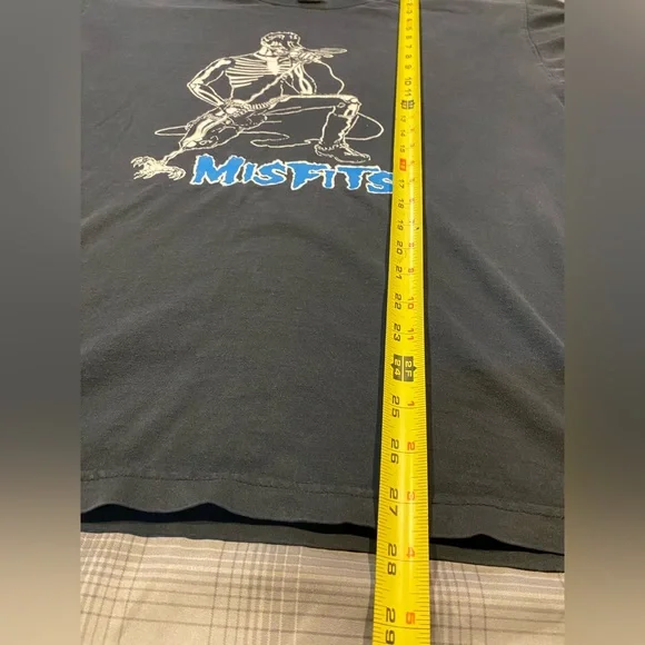 VTG Early 90s Misfits Legacy of Brutality Murina XL *RARE* Blue logo - Picture 7 of 11